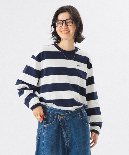 LACOSTE（ラコステ） tシャツ 「別注」LACOSTE / ボーダー ロング