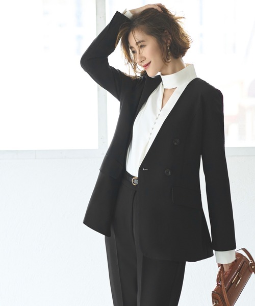 「RUIRUE BOUTIQUE」 パンツスーツ L ブラック レディース