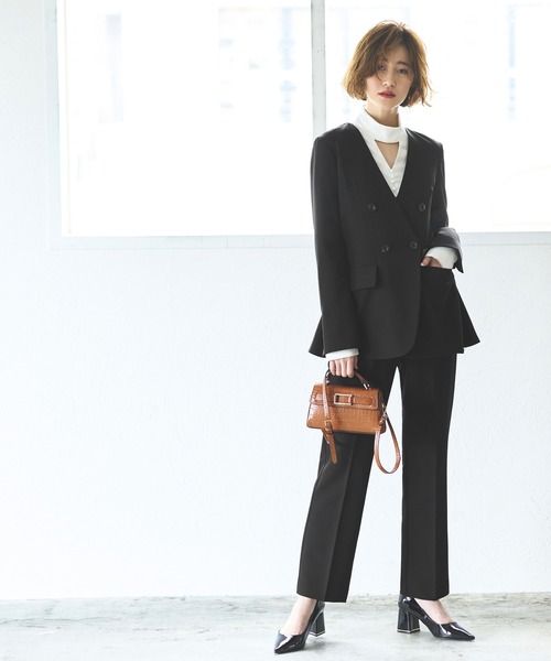 「RUIRUE BOUTIQUE」 パンツスーツ L ブラック レディース