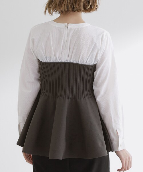 grove（グローブ） ブラウス シャツ 一枚でトレンド完成！体型カバーも