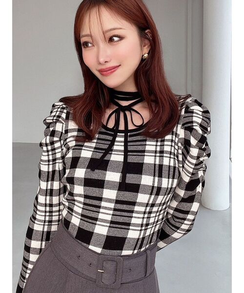 ニットtops♢RESEXXY RESEXXY ニット セーター チョーカーデザインニットトップス