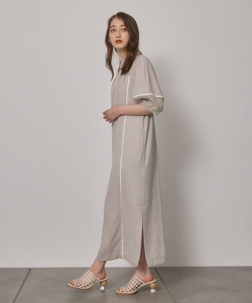 PUBLIC TOKYO 「PUBLIC TOKYO」 コンビワンピース FREE ネイビー