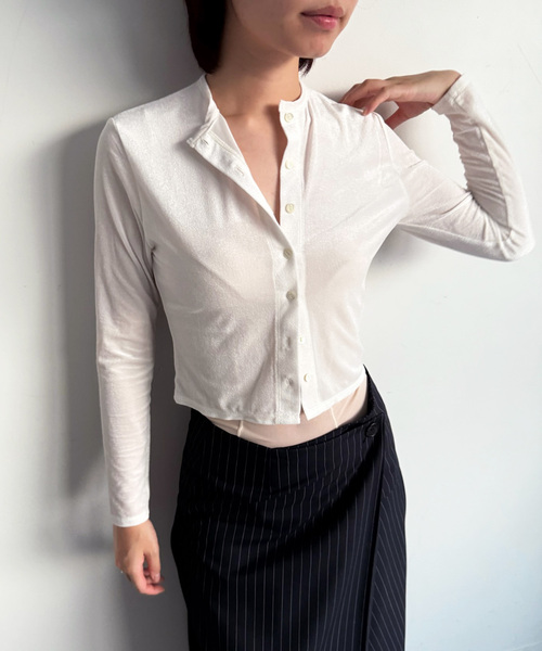 EDIT. FOR LULU（エディットフォールル） tシャツ シアーベロア