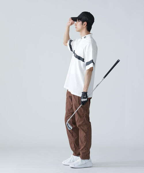 マスターバニーMサイズ ストライプ カジュアルパンツ メンズウェア MASTER BUNNY EDITION 【NEW】マスターバニーbyパーリーゲイツ メンズ