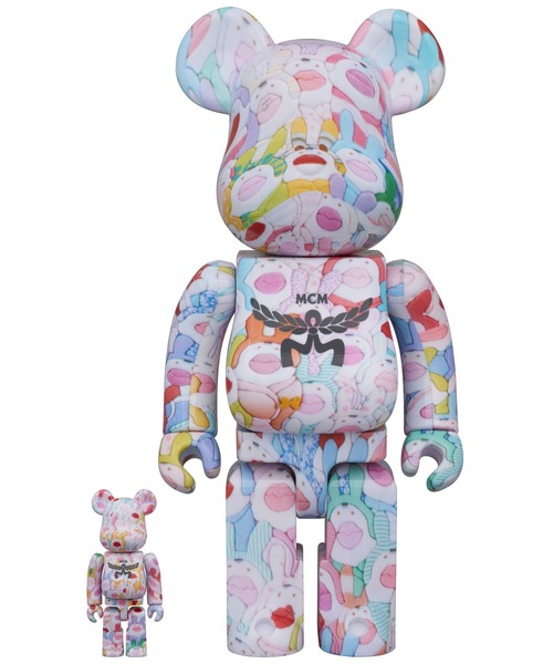 MEDICOM TOY - Ryan McGinness 400% ベアブリック/未使用 BE＠RBRICK PAC-MAN × GRAFFLEX × 9090 × S.H.I.P&crew 100