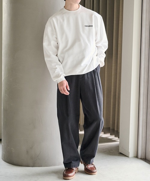 イッセイミヤケ ブラウス 古着 スウェット コンバース スニーカー 最終売り尽し】古着 90s CONVERSE コンバース ワンポイント ソリッド