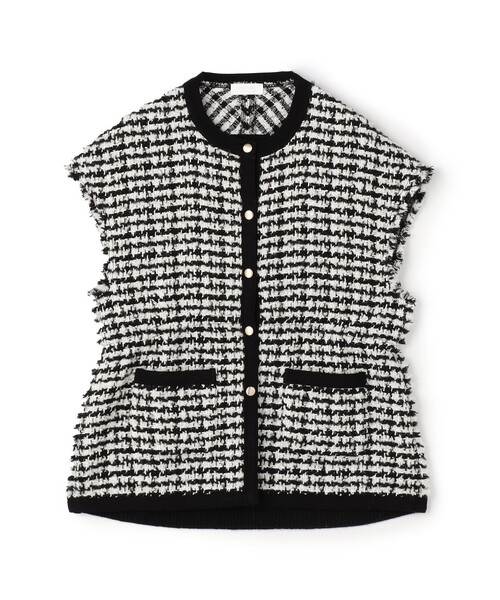 Ballsey（ボールジィ） ニットベスト 36 ブラック系その他 レディース