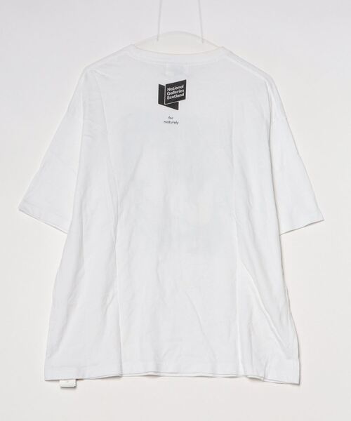 「BEAMS BOY」 半袖Tシャツ「National Galleries Of Scotland×maturelyコラボ」 ONE SIZE ホワイ_画像2