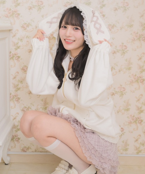 ROJITA（ロジータ） パーカー うさ耳ZIPパーカー レディース