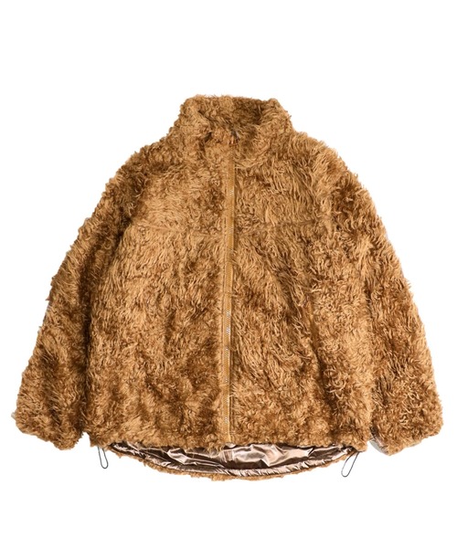 「SUNNY SPORTS」 ジップアップブルゾン LARGE ベージュ メンズ_画像3