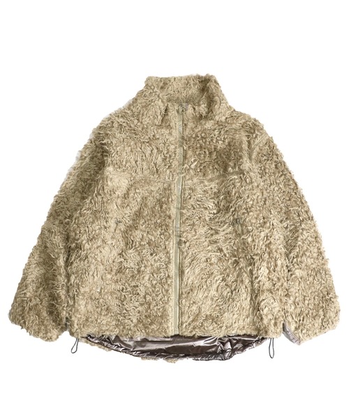 「SUNNY SPORTS」 ジップアップブルゾン LARGE ベージュ メンズ_画像4