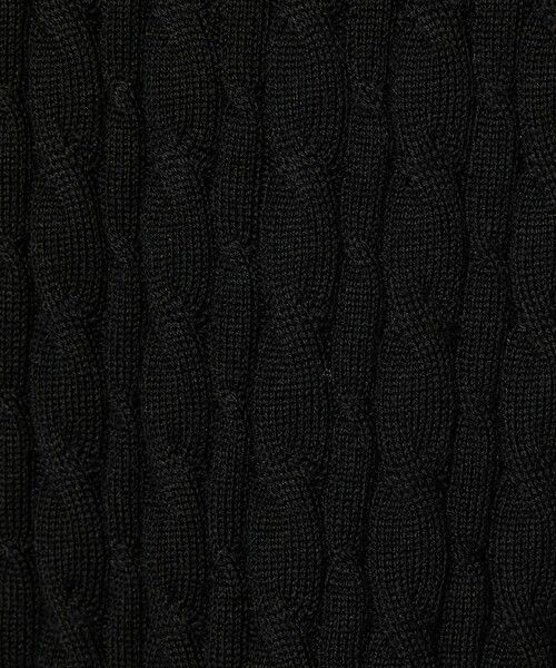 conte ニット セーター 「conte」ケーブル ボートネックニット