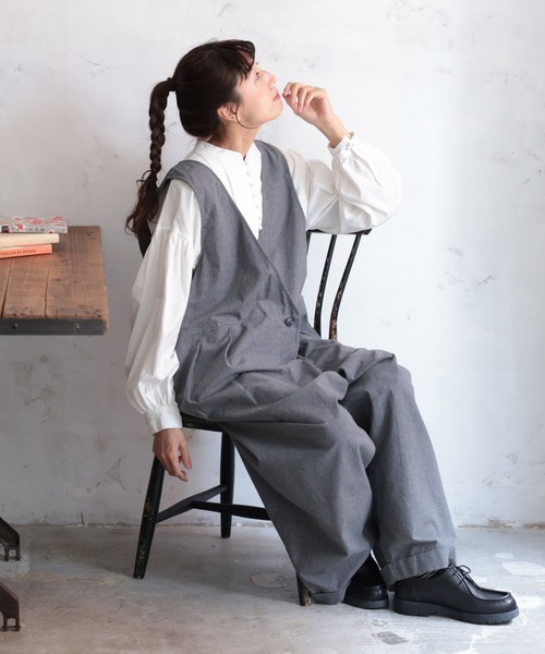 soulberry（ソウルベリー） サロペット オーバーオール はいいろ