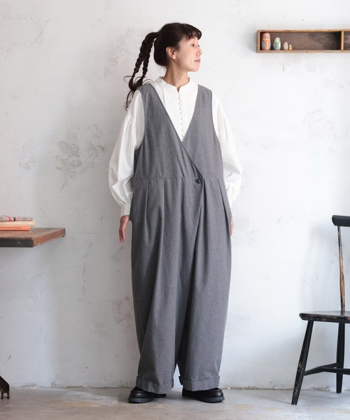 soulberry（ソウルベリー） サロペット オーバーオール はいいろ