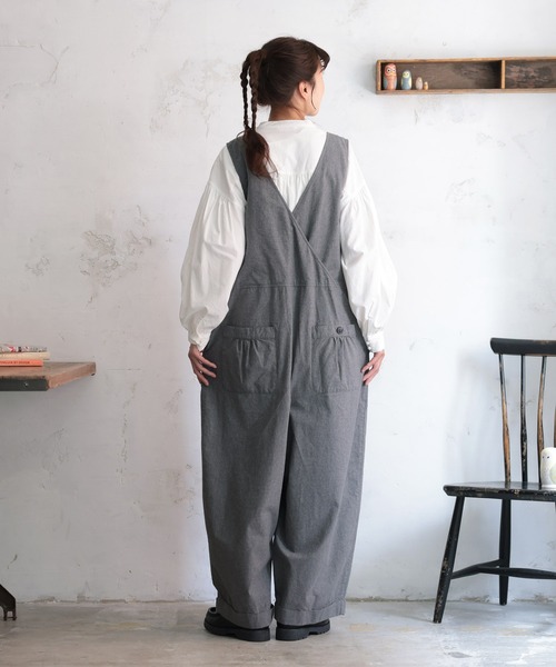 soulberry（ソウルベリー） サロペット オーバーオール はいいろ