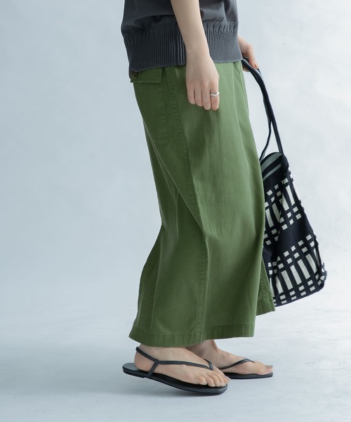 「FORK&SPOON」 スカート 1 ネイビー レディース_画像2