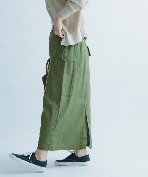 「FORK&SPOON」 スカート 1 ネイビー レディース_画像9