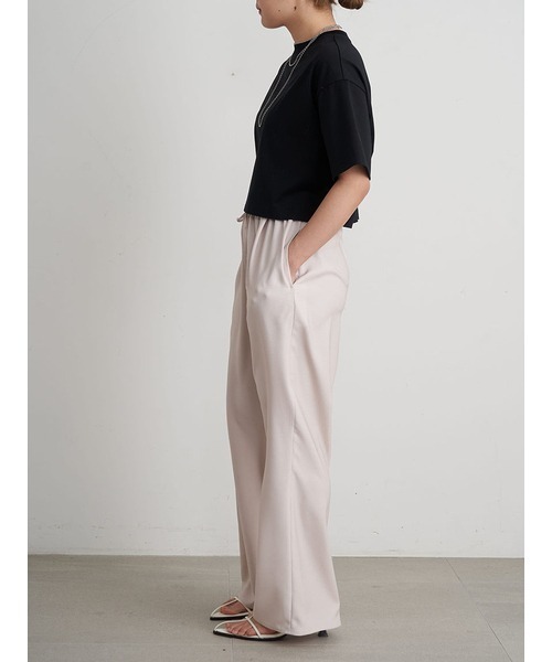 「MIESROHE」 半袖カットソー ONE SIZE ブラック レディース_画像10