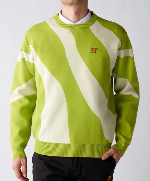 セーター ニット LOUDMOUTH ラウドマウス ゴルフウェア ワンポイント