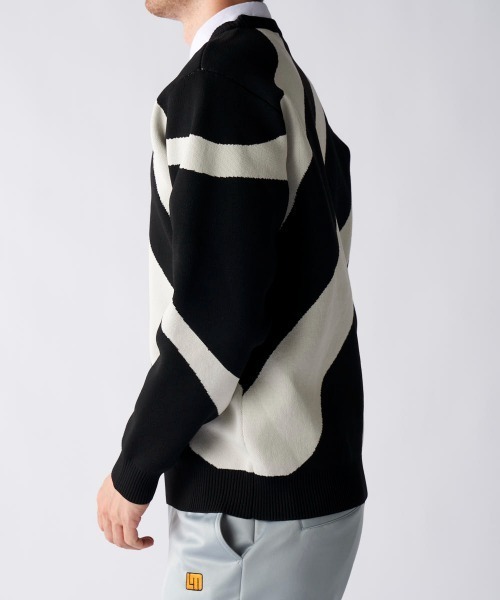 セーター ニット LOUDMOUTH ラウドマウス ゴルフウェア ワンポイント