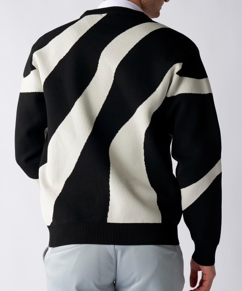 セーター ニット LOUDMOUTH ラウドマウス ゴルフウェア ワンポイント