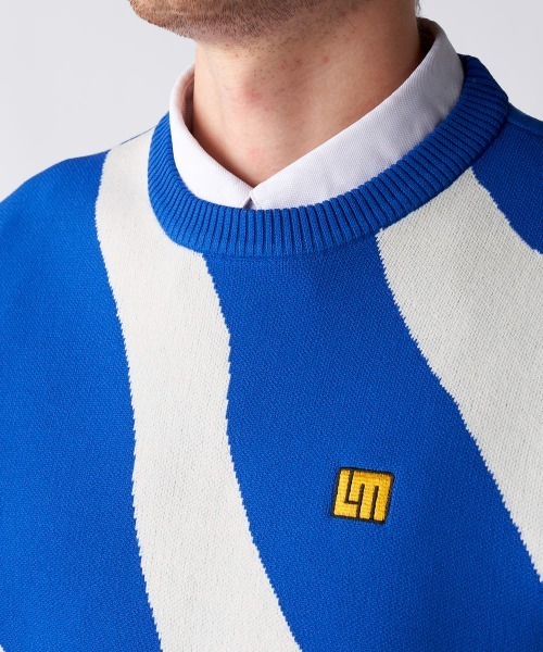 セーター ニット LOUDMOUTH ラウドマウス ゴルフウェア ワンポイント