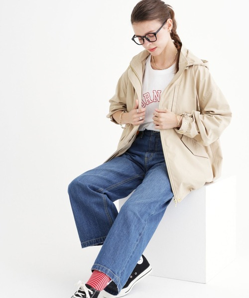 「saloon」 マウンテンパーカー MEDIUM ベージュ レディース_画像2