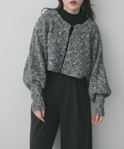 SENSE OF PLACE by URBAN RESEARCH ニット セーター クロップド