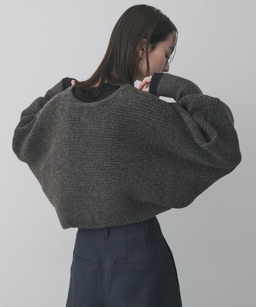 SENSE OF PLACE by URBAN RESEARCH ニット セーター クロップド