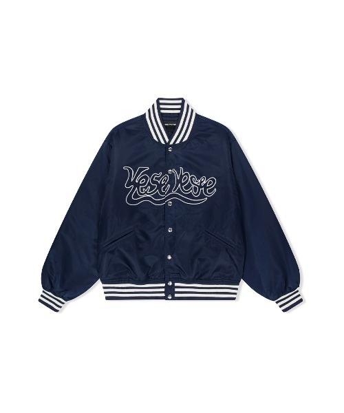 YESEYESEE スタジャン Y.E.S Snail Logo Stadium Jacket メンズ