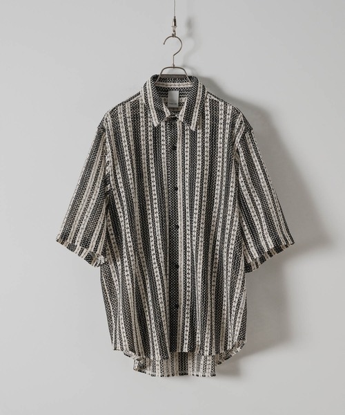 「Casper John」 半袖シャツ MEDIUM ホワイト メンズ_画像2