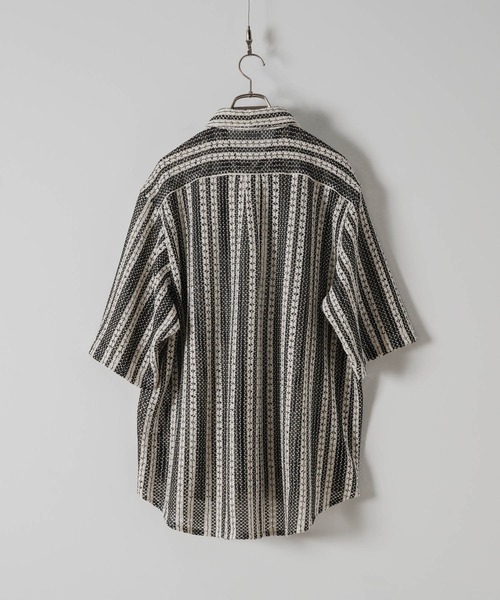 「Casper John」 半袖シャツ MEDIUM ホワイト メンズ_画像3