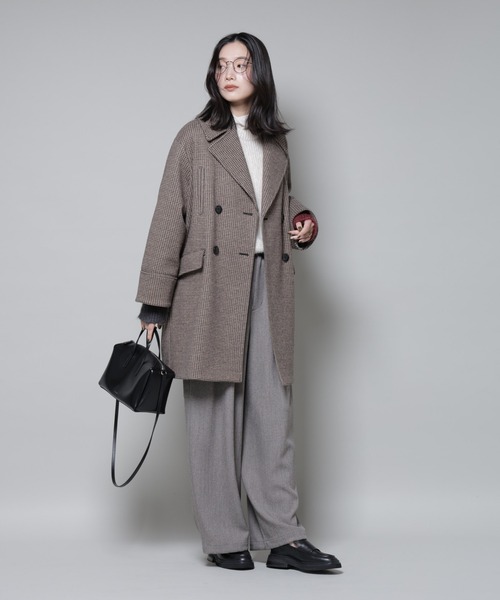 NANO universe（ナノ・ユニバース） コート チェスターコート オーバー