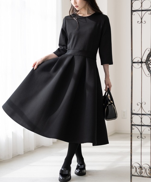 Neige（ネージュ） ワンピース バックリボンワンピース : ZOZOTOWN