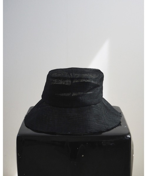 anuke アンヌーク ハット Hat ブラック 未使用品 anuke（アンヌーク） 帽子 ハット レディース Cutoff Sheer Hat