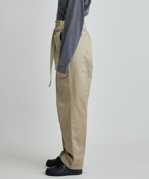 「MAISON EUREKA」 チノパンツ M ネイビー レディース_画像4