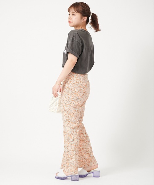 「U by SPICK&SPAN」 パンツ 34 オレンジ レディース_画像3