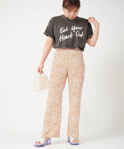 「U by SPICK&SPAN」 パンツ 34 オレンジ レディース_画像5