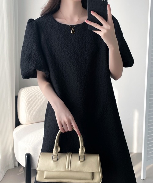 「ABITOKYO」 半袖ワンピース X-LARGE アイボリー レディース_画像3