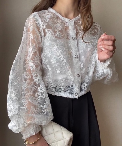 「FILLOU」 ジャケット MEDIUM ホワイト レディース_画像3