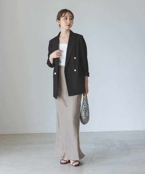 NOBLE（ノーブル） テーラードジャケット 38 ベージュ レディース