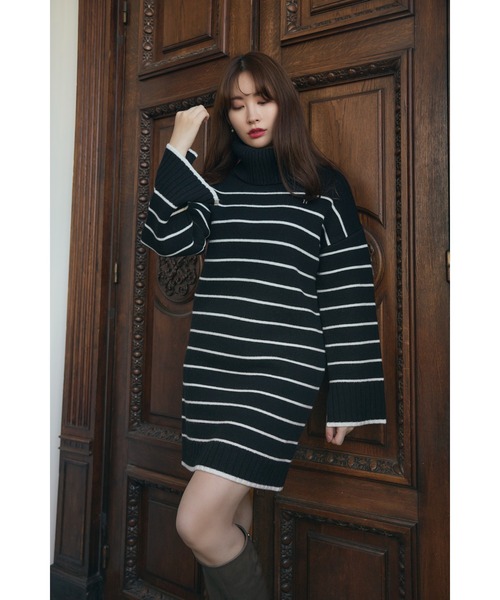 Her lip to ニットワンピース M ブラック レディース : ZOZOTOWN Yahoo