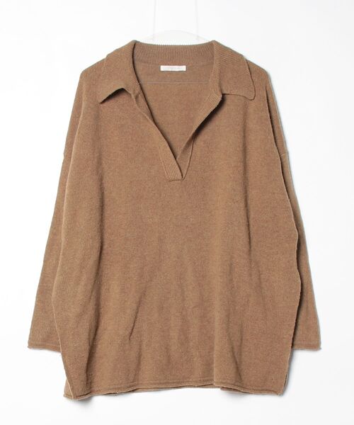 plage プラージュPreciousタートルプルオーバー ブラウン 36 Plage♡Preciousタートルプルオーバー 36サイズ Turtle Pullover性別を