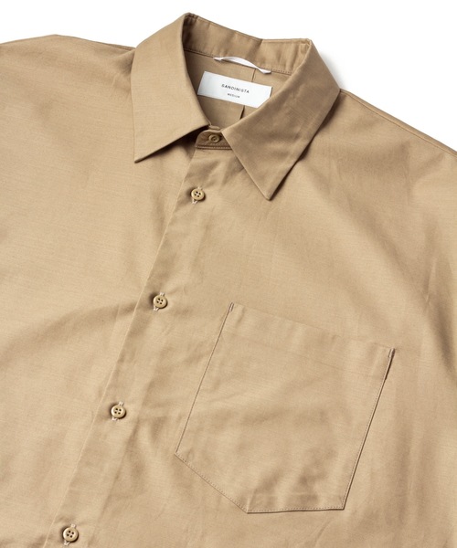 「Sandinista」 半袖シャツ MEDIUM ネイビー メンズ_画像3