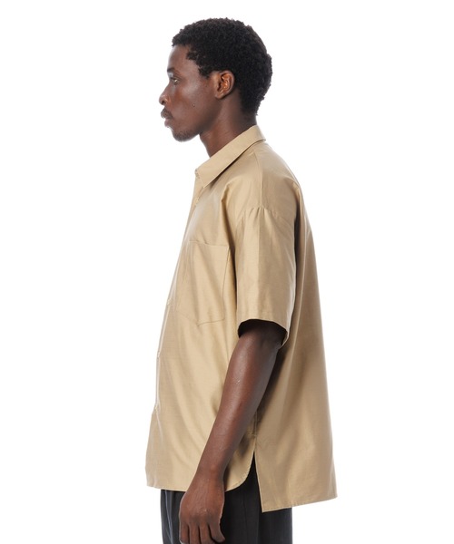 「Sandinista」 半袖シャツ MEDIUM ネイビー メンズ_画像4