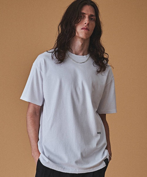 「MSML」 半袖Tシャツ S グレー メンズ_画像3