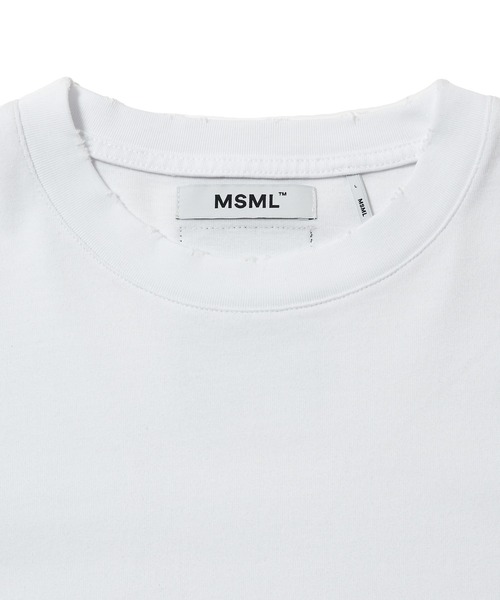 「MSML」 半袖Tシャツ S グレー メンズ_画像7