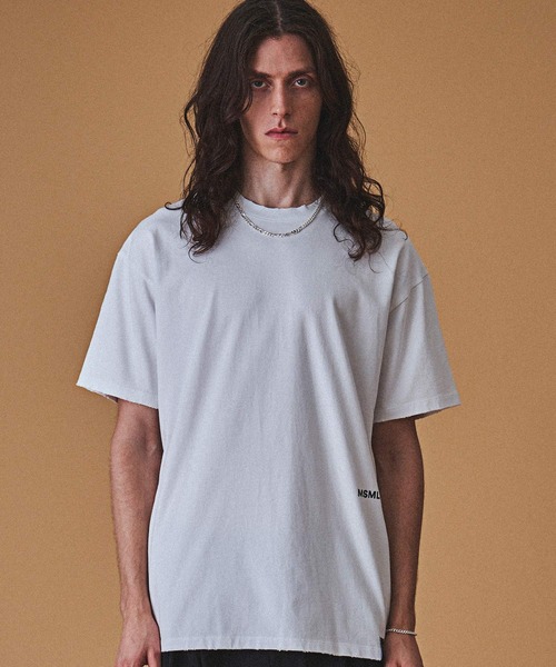 「MSML」 半袖Tシャツ S グレー メンズ_画像9