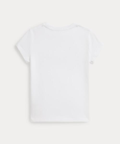 tシャツ Polo ベア コットン ジャージー Tシャツ キッズ 子供服 女の子の画像