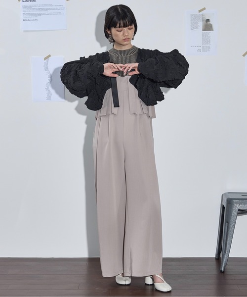 「THE YOn」 ボレロ FREE アイボリー レディース_画像3